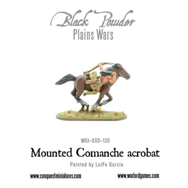 Mounted Comanche acrobat For Cheap