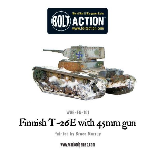 Finnish T-26-E Vickers 6-tonner with 45mm gun For Sale