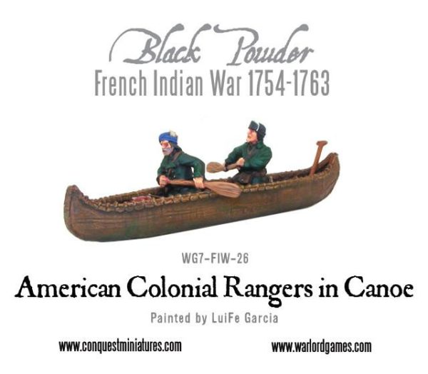 American Colonial Rangers in Canoe Supply