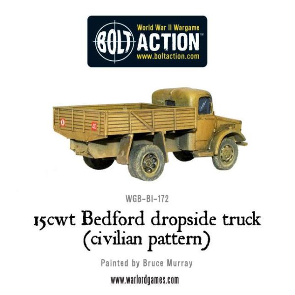 15cwt Bedford dropside truck (civilian pattern) on Sale