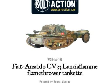 Fiat-Ansaldo CV33 Lanciaflamme flamethrower tankette For Discount