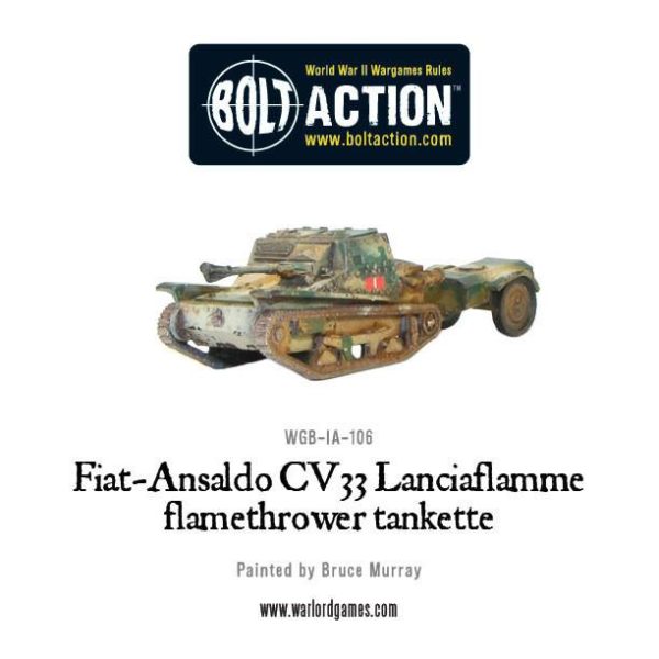 Fiat-Ansaldo CV33 Lanciaflamme flamethrower tankette For Discount