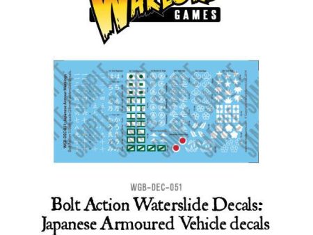 Japanese tank markings decal sheet Online now