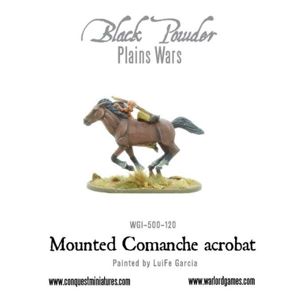 Mounted Comanche acrobat For Cheap