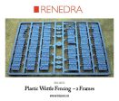 Plastic Wattle Fencing -  2 Frames Online now