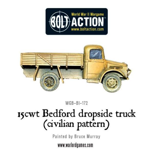 15cwt Bedford dropside truck (civilian pattern) on Sale