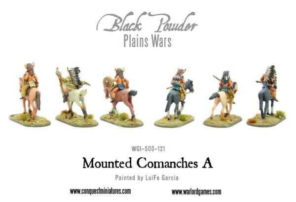 Mounted Comanches A For Sale