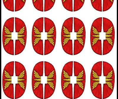 Caesarian Roman shield design 2 For Sale