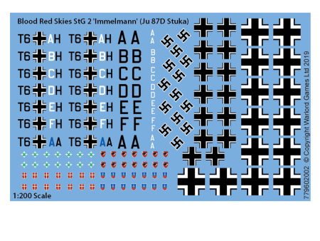 StG 2 Immelmann (Ju 87D Stuka) decal sheet Discount