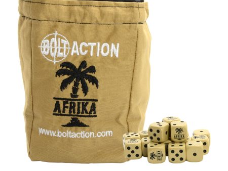 Afrika Korps D6 and dice bag Online Sale