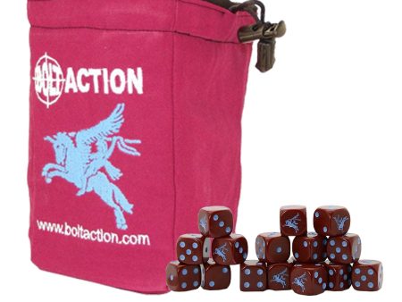 British Airborne D6 and dice bag For Cheap