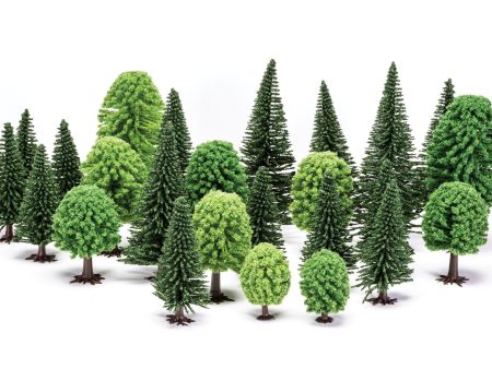 Mixed Trees (5cm - 14cm) x 20 assorted trees Cheap