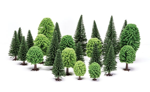 Mixed Trees (5cm - 14cm) x 20 assorted trees Cheap