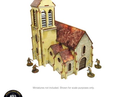 Pre-painted WW2 Normandy Church Online Hot Sale