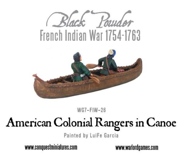 American Colonial Rangers in Canoe Supply