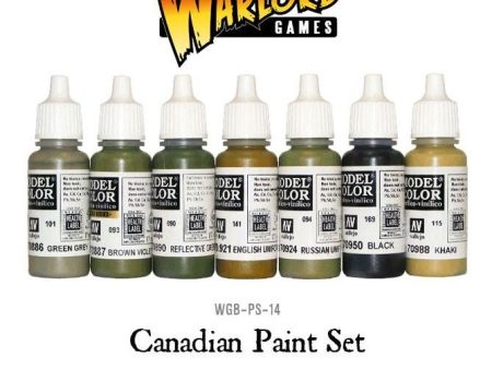 Late War Canadian Army Paint Set Online Sale