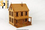 North American Plantation House with Porch For Cheap