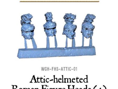 Attic-helmeted Roman Figure Heads (4) Fashion